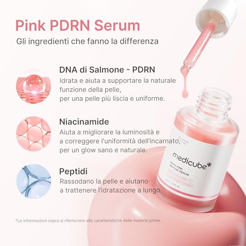 Thumbnail 2 de medicube PDRN Pink Peptide Serum with Salmon DNA – Glow Skin in stile glass skin
