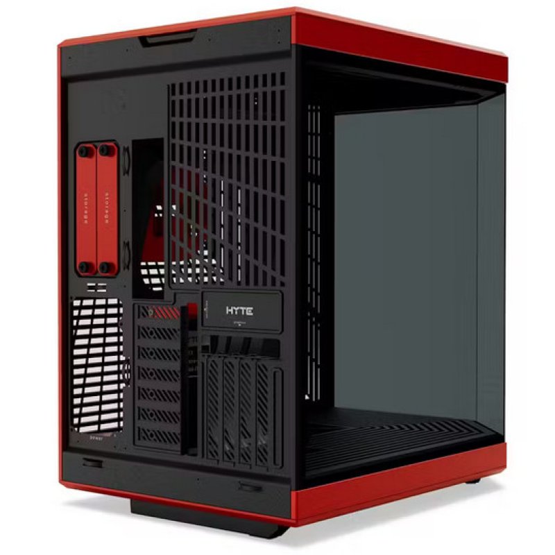Detalle de Hyte Y70 Cristal templado USB 3.2 roja 🖥