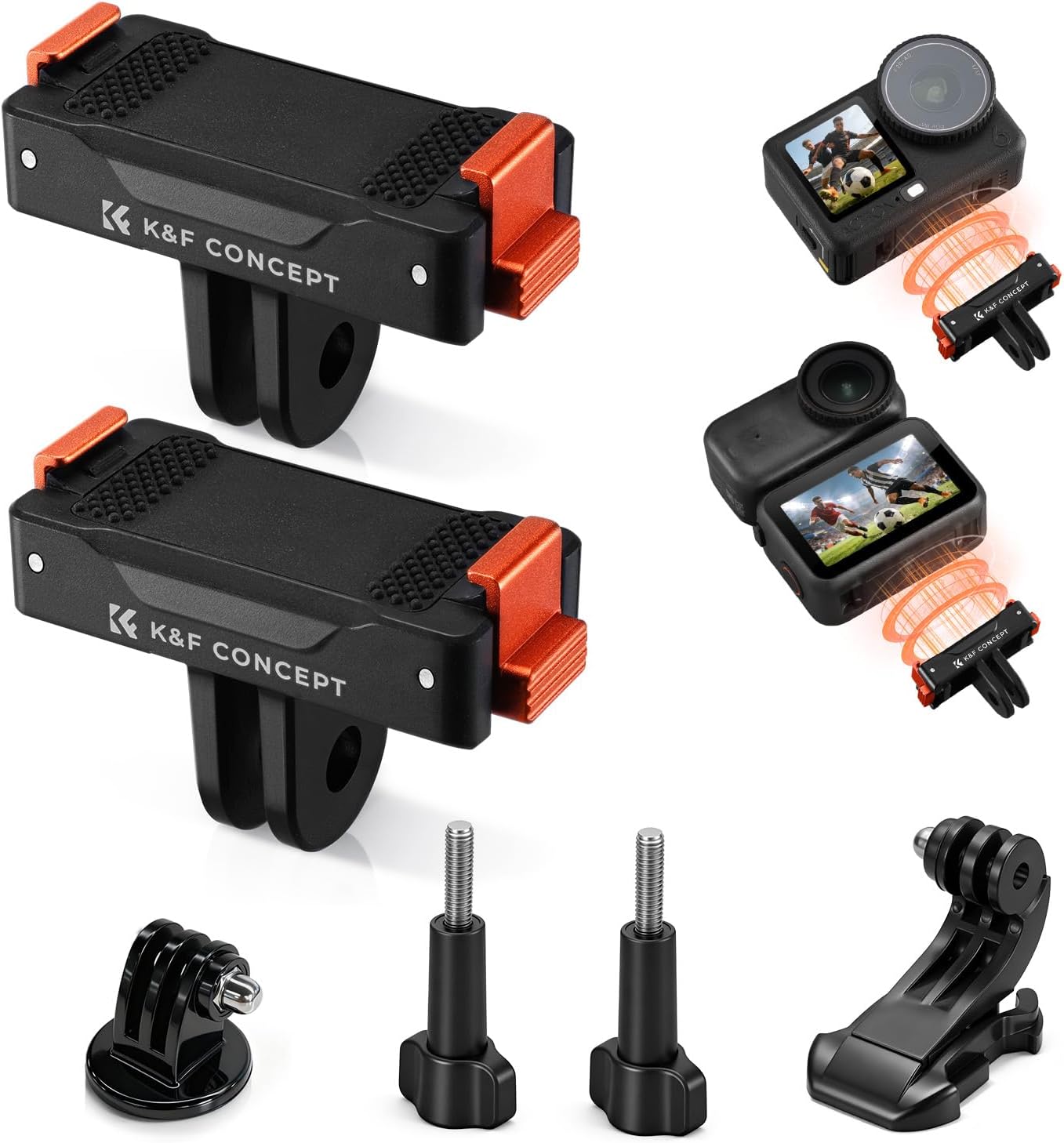 Imagen de K&F CONCEPT Magnethalterung Osmo Nano/Action 6 2er-Pack en OfertitasTOP
