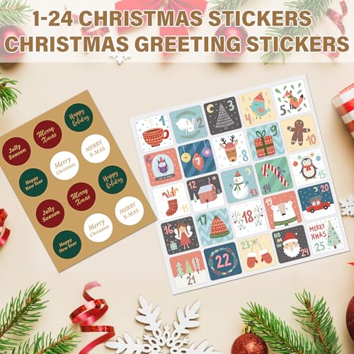 Thumbnail 2 de Gigmeta 24 calendriers d'avent 12x7,5 cm 📅