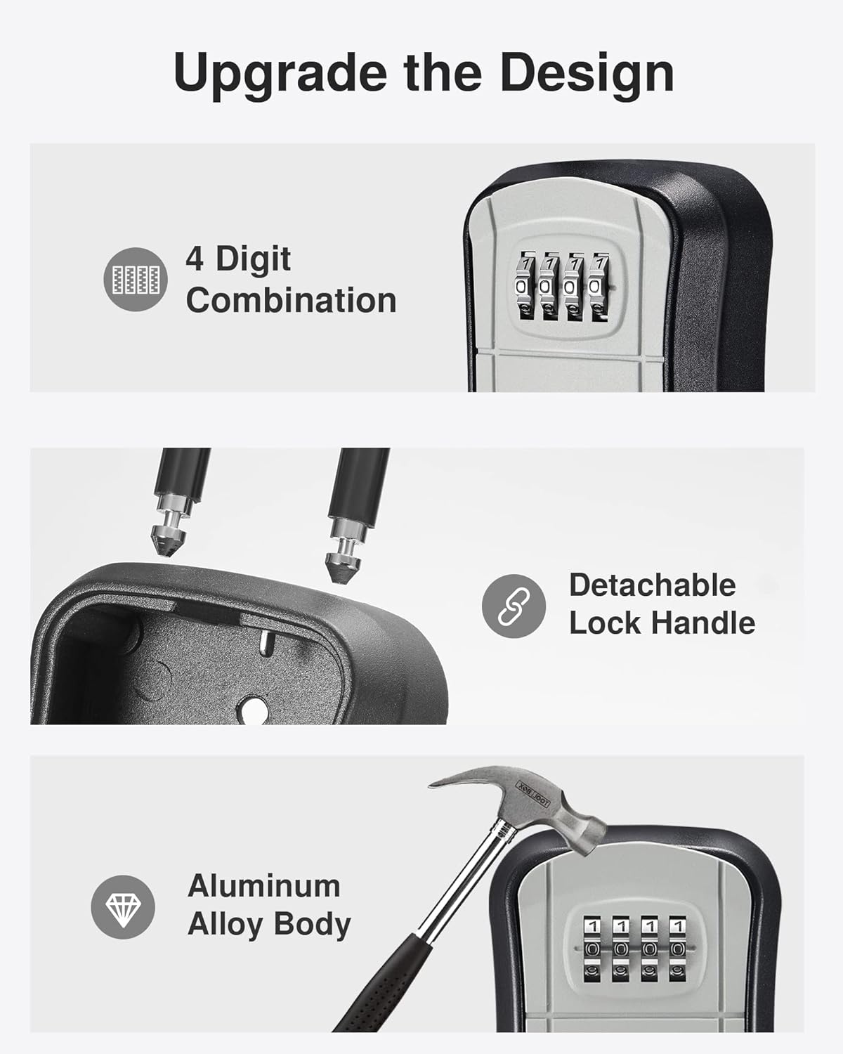 Thumbnail 4 de Puroma Key Lock Box 4-digit 🔒