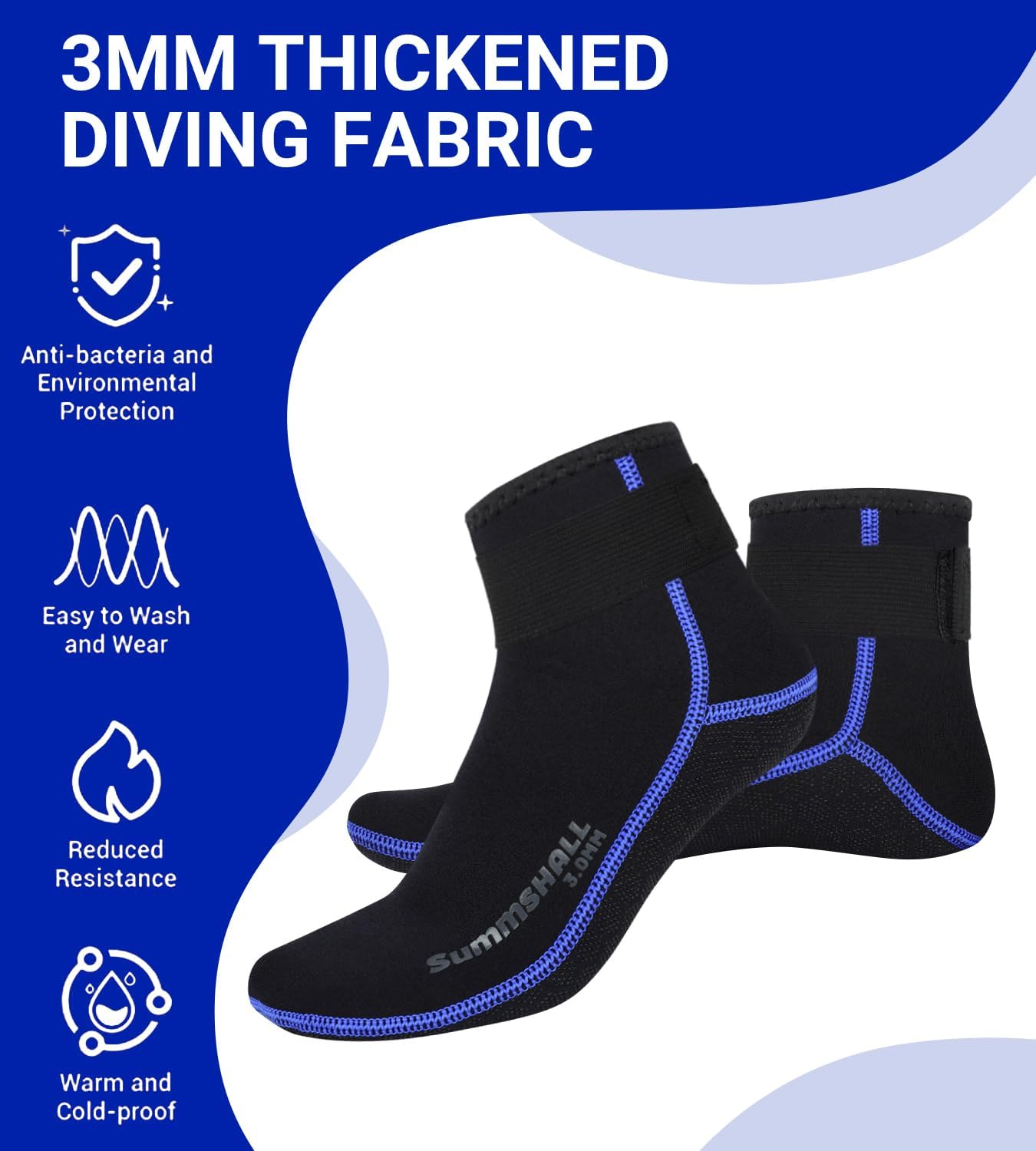 Thumbnail 4 de Summshall Neoprene Socks 3mm Wet Suit Socks