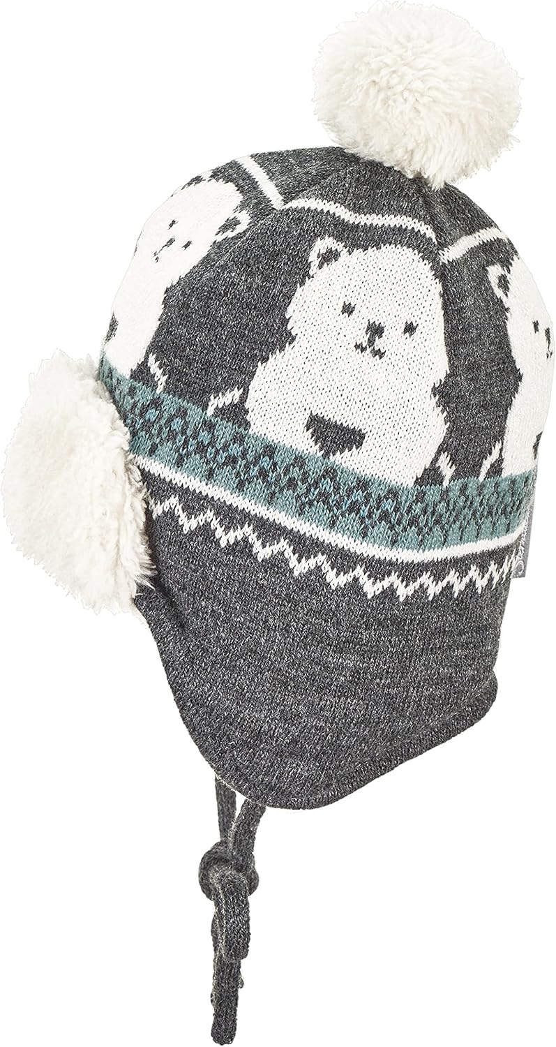 Thumbnail 1 de Sterntaler Bonnet Mixte Bébé Eisbärchen Tricot avec Cache-oreilles et Doublure polaire