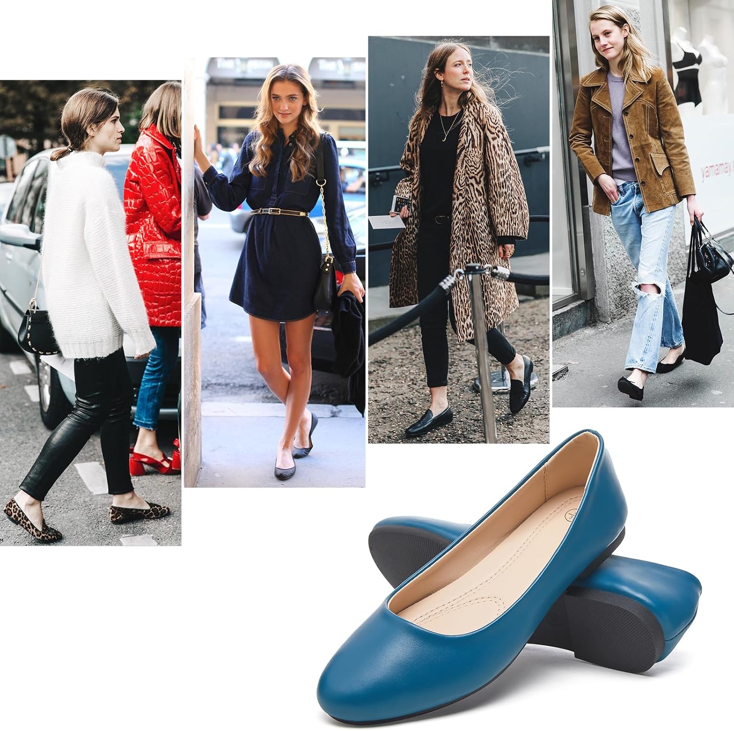 Thumbnail 4 de Hash Bubbie Women's Ballet Flats 1 Emoji