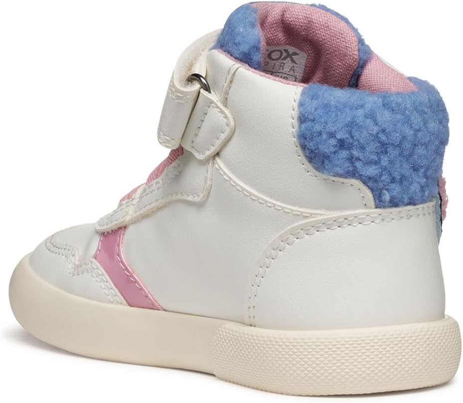 Detalle de Geox Baby Mädchen Gisli GirlSneaker – atmungsaktiv, leichter Einstieg und Zero Shock