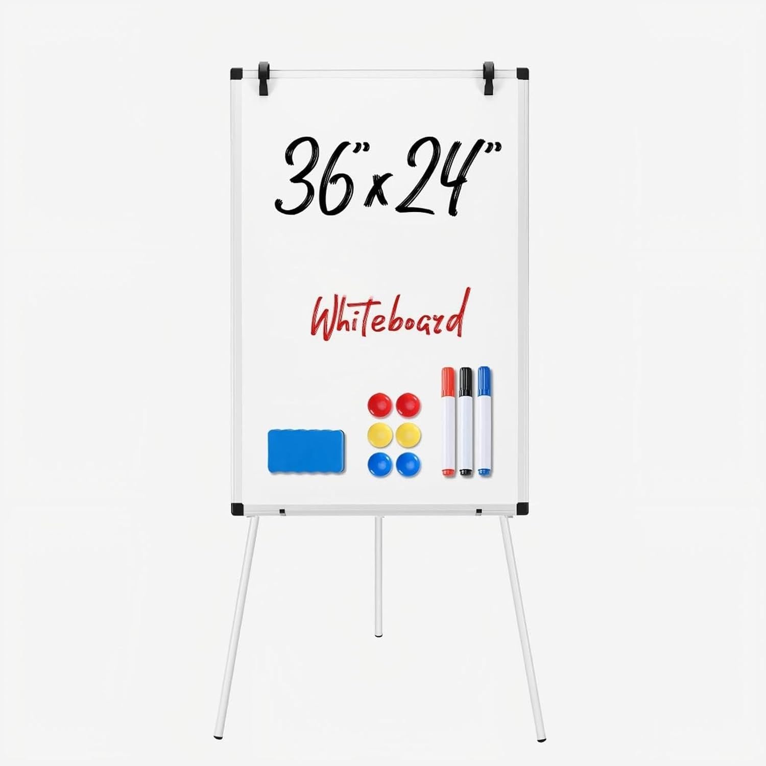 Detalle de Sweetcrispy GCB-SW 36 x 24-Inch Magnetic Whiteboard with Adjustable Easel Stand