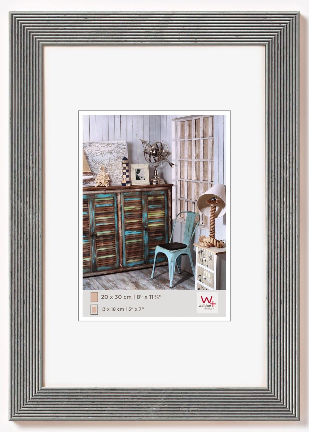Thumbnail 3 de Walther Design Cadre Photo Blanc 20 x 30 cm – Cadre en Bois HI030W