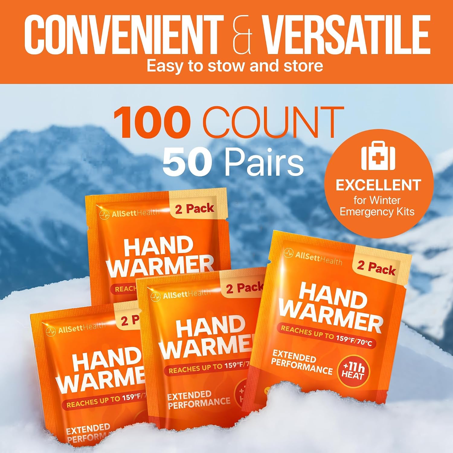 Thumbnail 6 de Hand Warmers 50 Pairs Bulk Pack