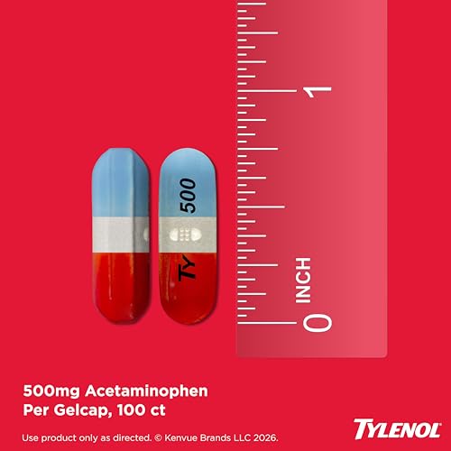 Thumbnail 4 de Tylenol Extra Strength Rapid Release Gelcaps, 500 mg – 100 Ct
