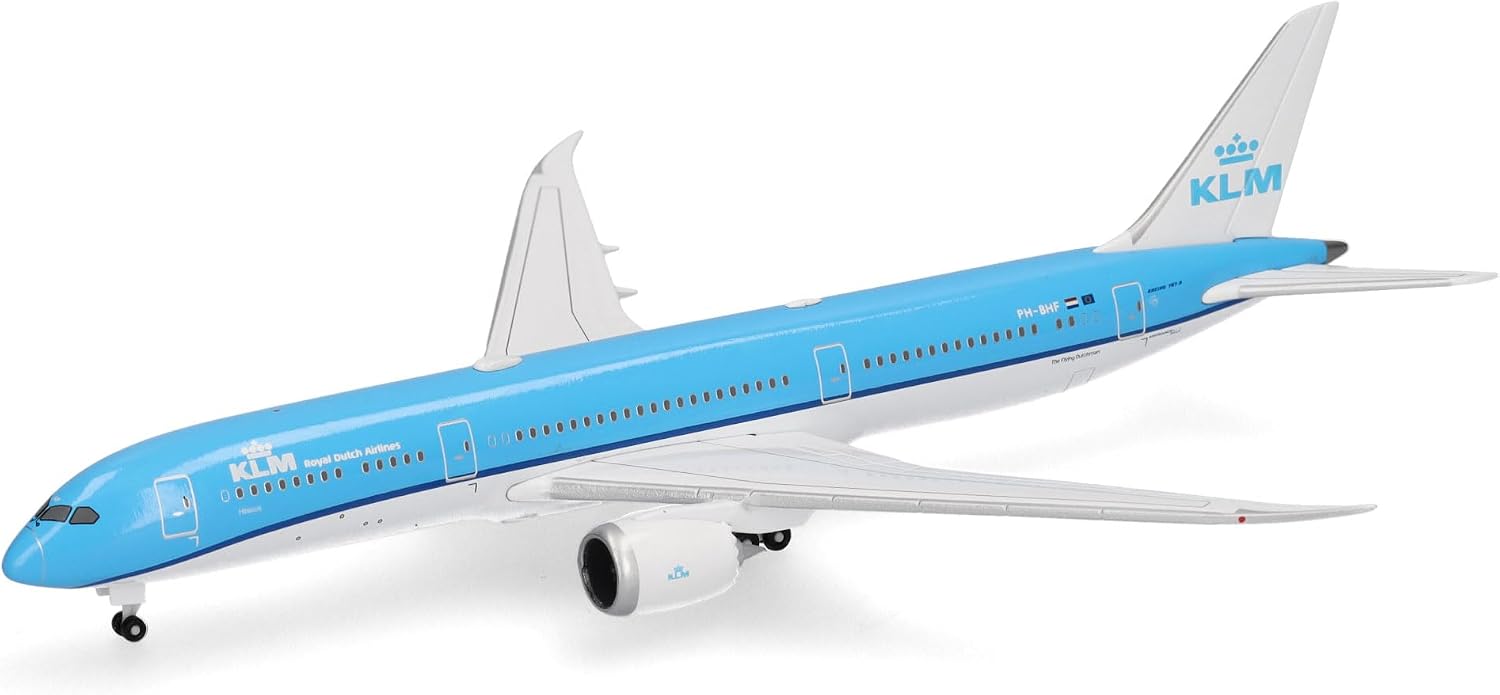 Detalle 2 de Herpa 528085-003 KLM Boeing 787-9 Dreamliner, metalowy model 1:500