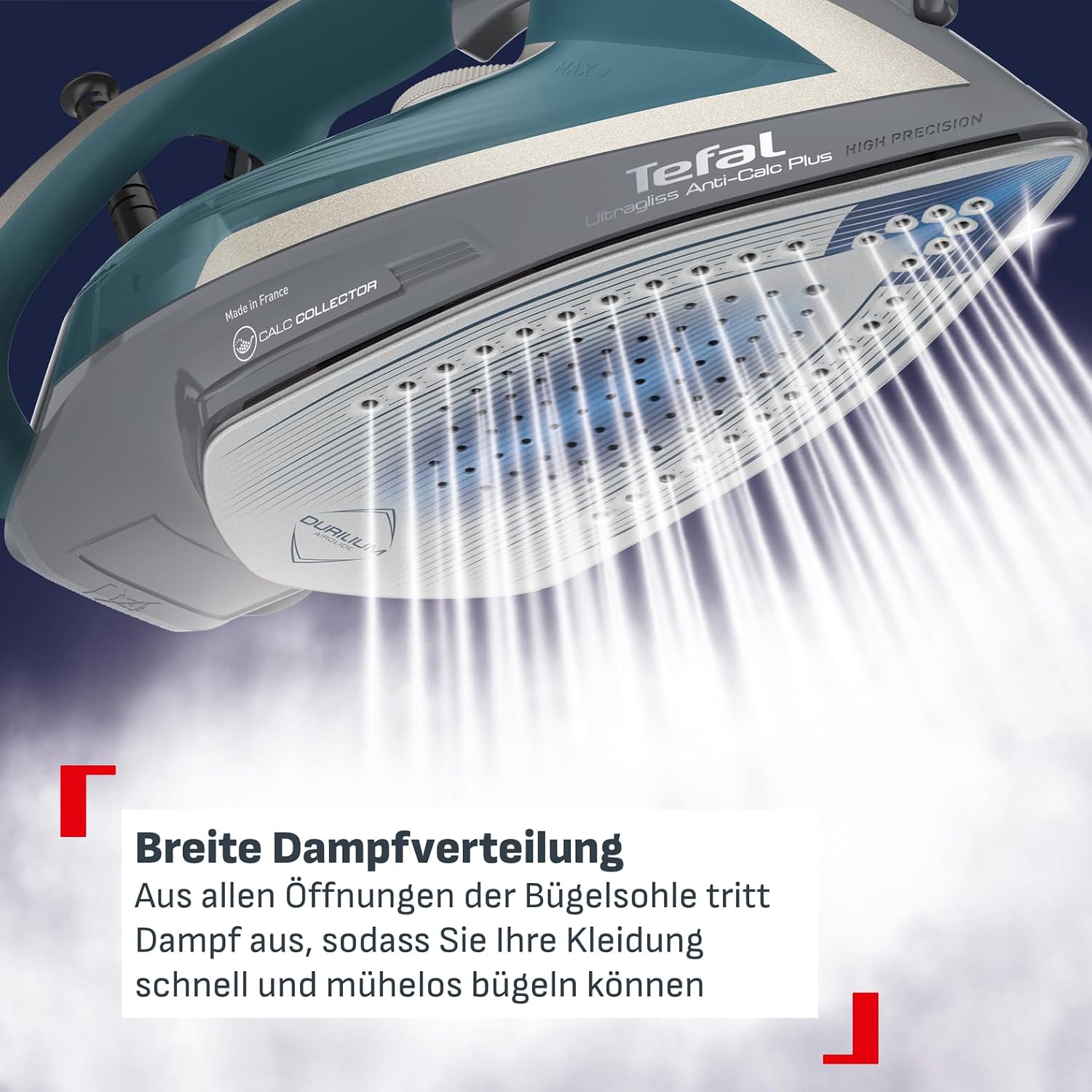Detalle de Tefal Dampfbügeleisen Ultragliss Plus FV6842 – 2800 W mit abnehmbarem Kalk-Kollektor