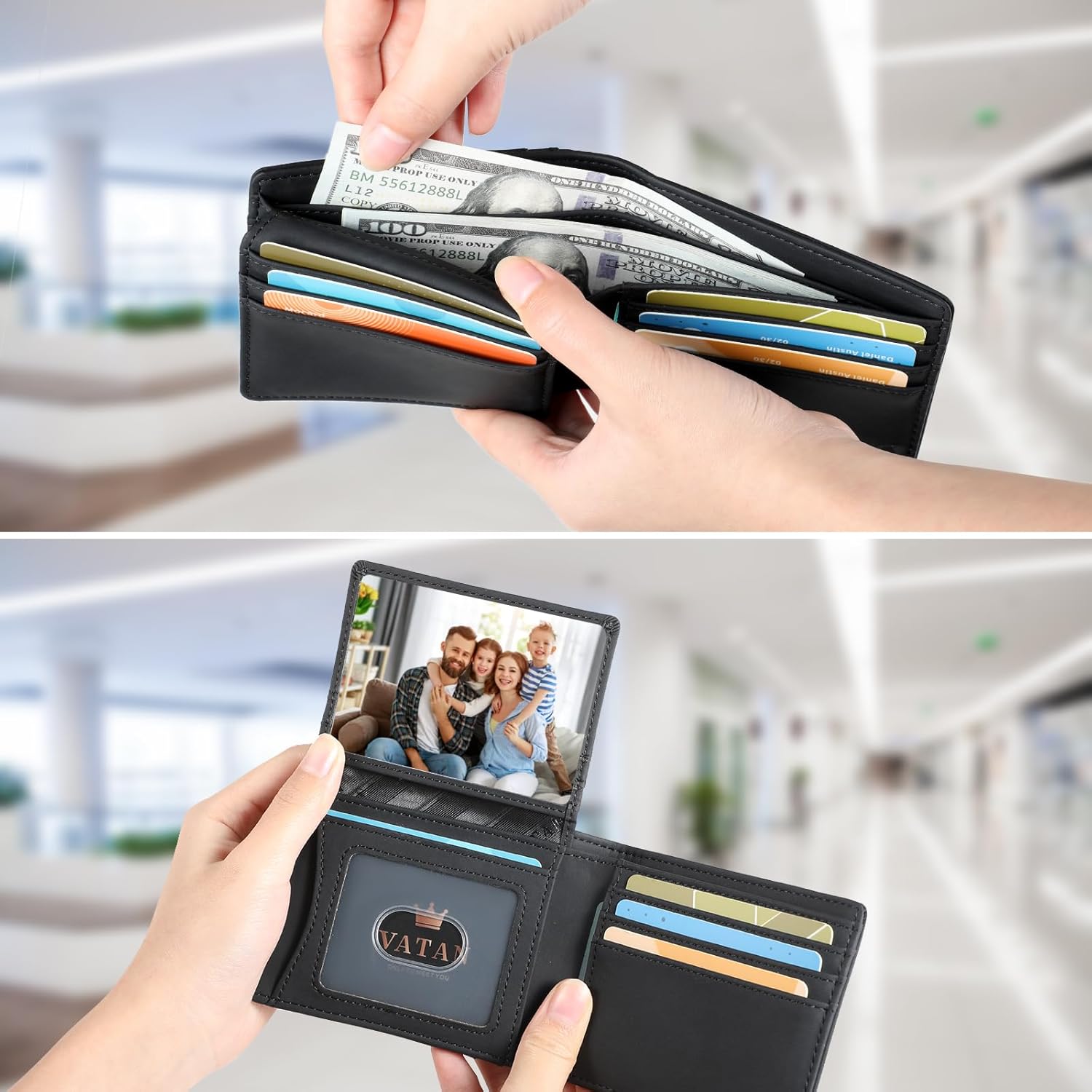 Thumbnail 2 de VATAN Vatan Wallet Slim RFID 4.5 x 3.3 in