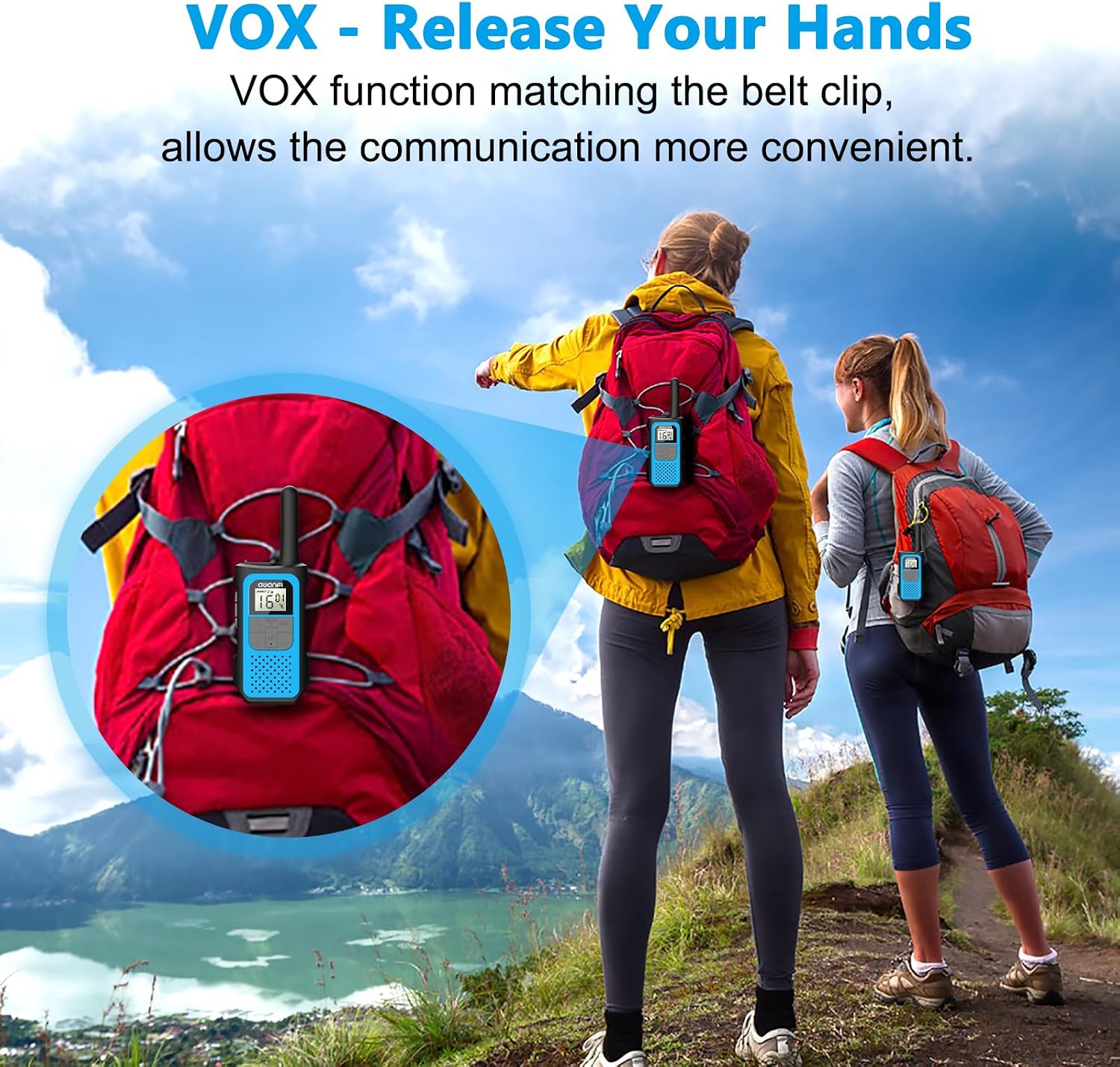 Thumbnail 6 de AWANFI Walkie Talkies for Adults & Kids 2 Pack ๐