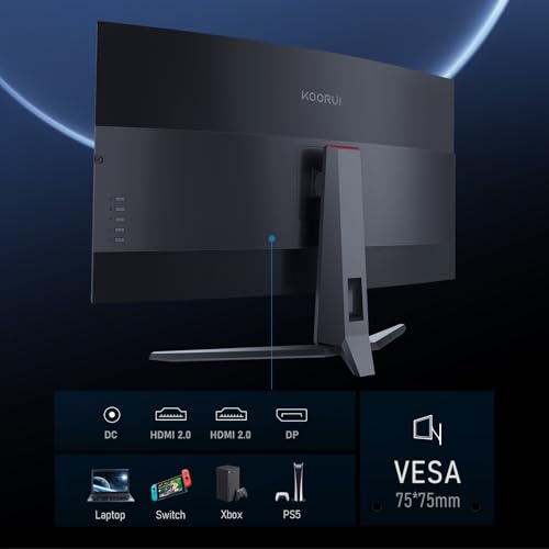 Thumbnail 4 de KOORUI Monitor Gaming Curvo 31,5" QHD 170 Hz