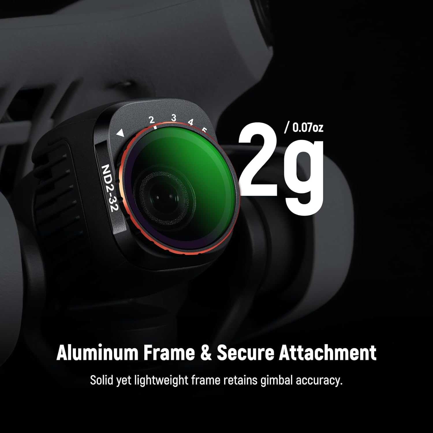 Thumbnail 4 de NEEWER variable ND filter set for DJI Mini 4 Pro (ND2-32 + ND64-512)