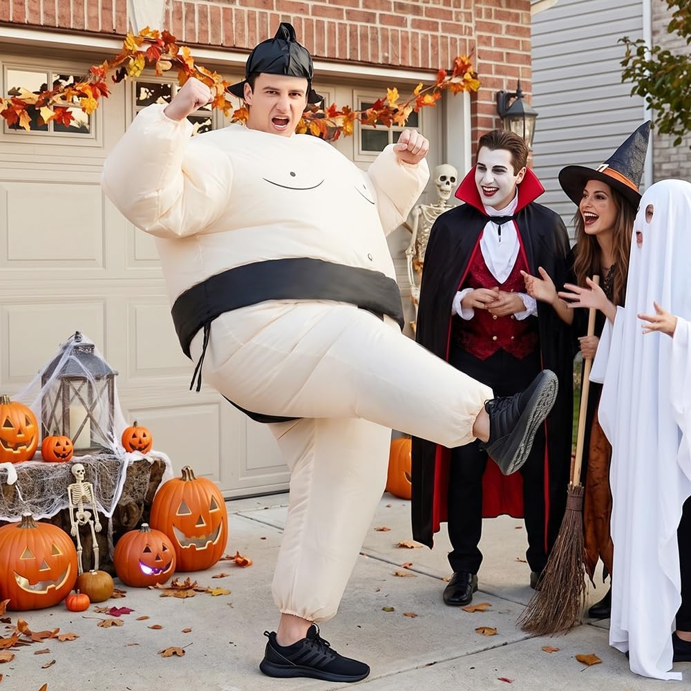 Detalle 2 de Rafalacy Inflatable Sumo Wrestler Costume