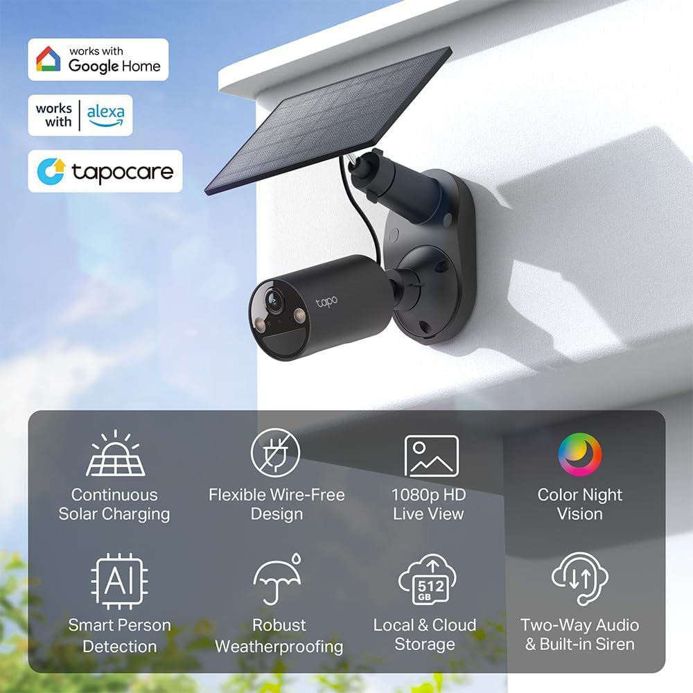 Detalle 2 de TP-Link Tapo SolarCam C403 1080P wireless camera