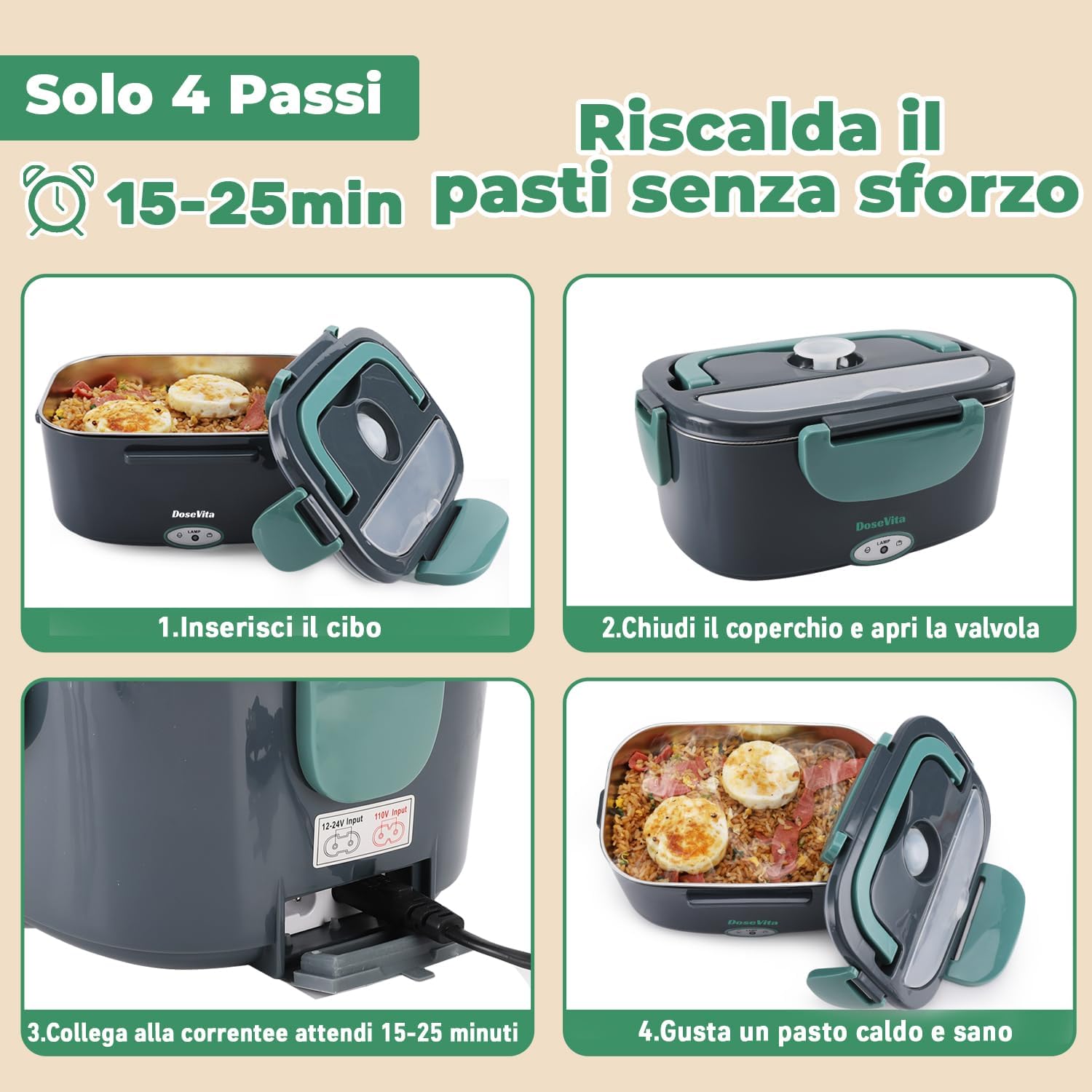 Detalle de Dosevita Scaldavivande Elettrico 1,5L 80W