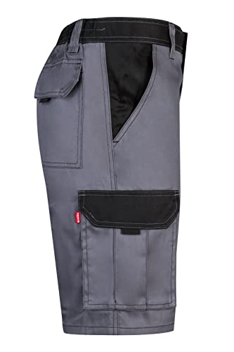 Detalle 2 de VELILLA 103021B Bermuda Bicolor Multibolsillos (Gris y Negro) - Talla 40