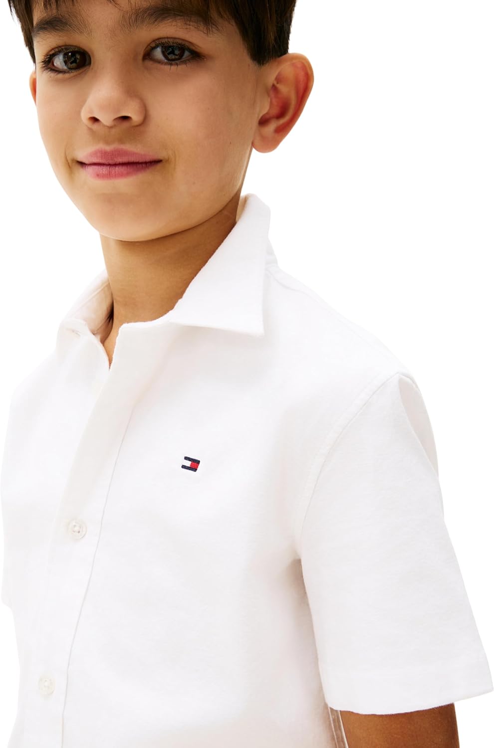 Thumbnail 2 de Tommy Hilfiger Stretch Oxford Shirt SS Kb0kb09554 camicia bambino/ragazzo
