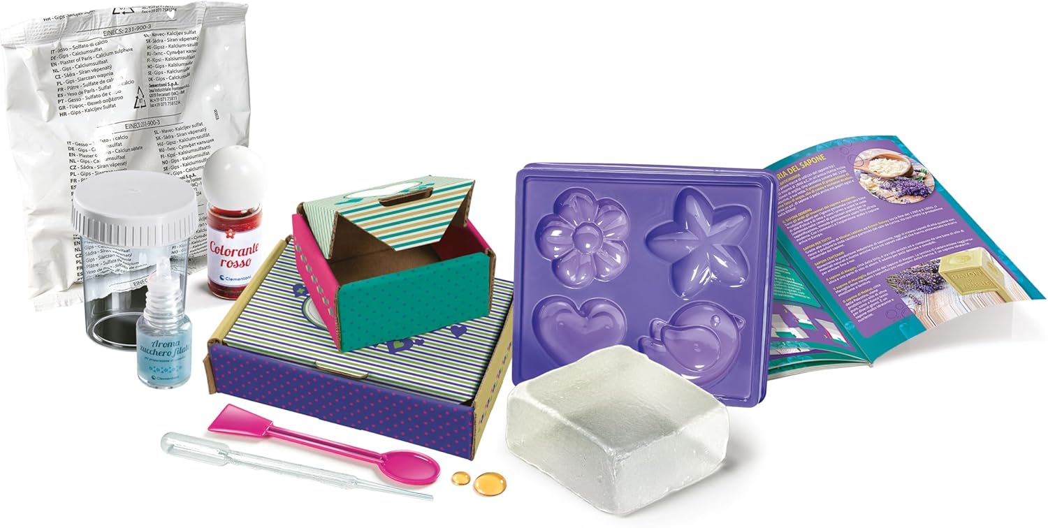Thumbnail 3 de Clementoni Scienza e Gioco Lab 19229 Kit per fare saponette (in italiano, Made in Italy)