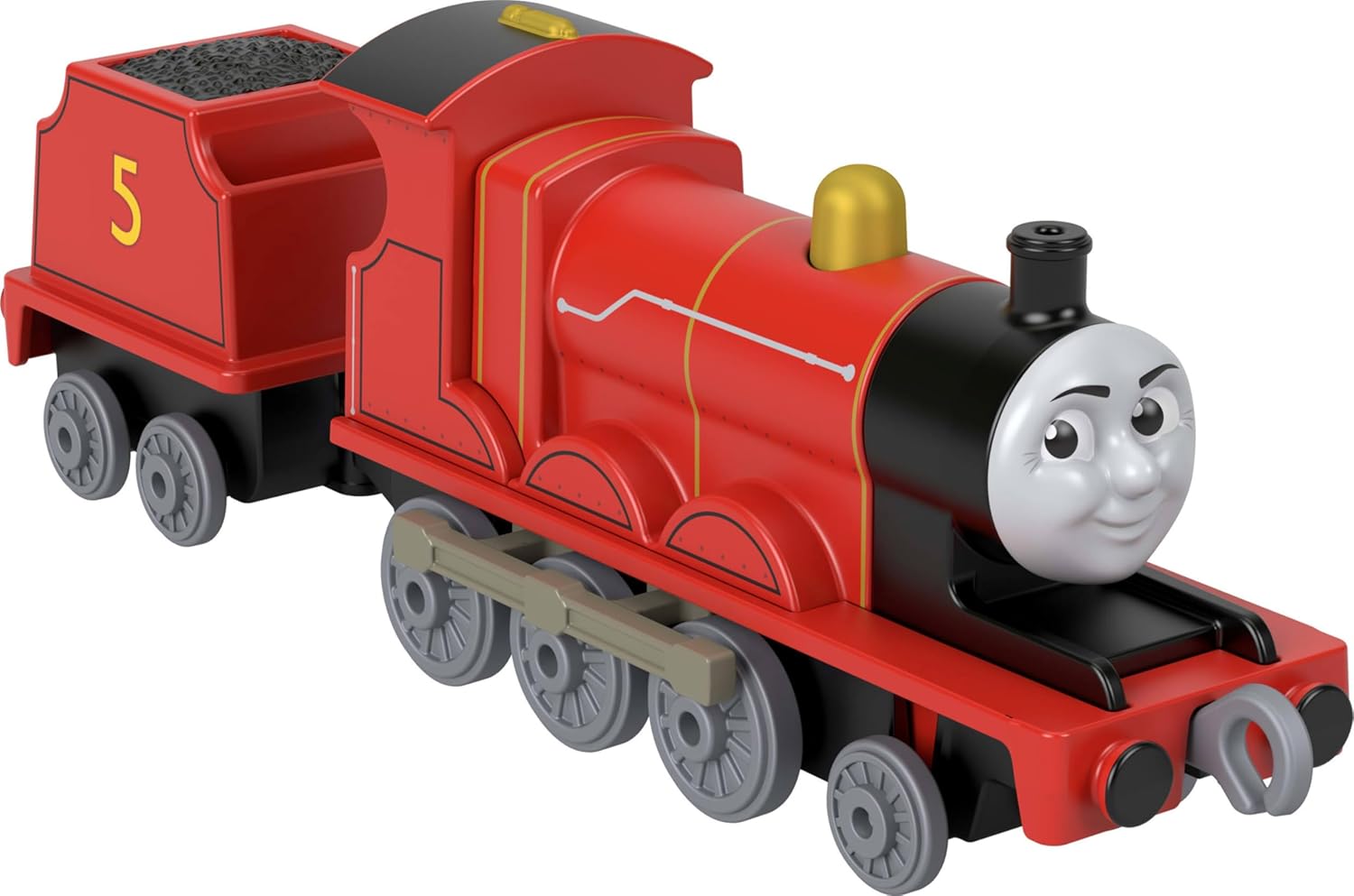 Thumbnail 3 de Coffret Fisher-Price Thomas et ses Amis JHF10 : 2 grandes locomotives en métal moulé + 3 locomotives motorisées
