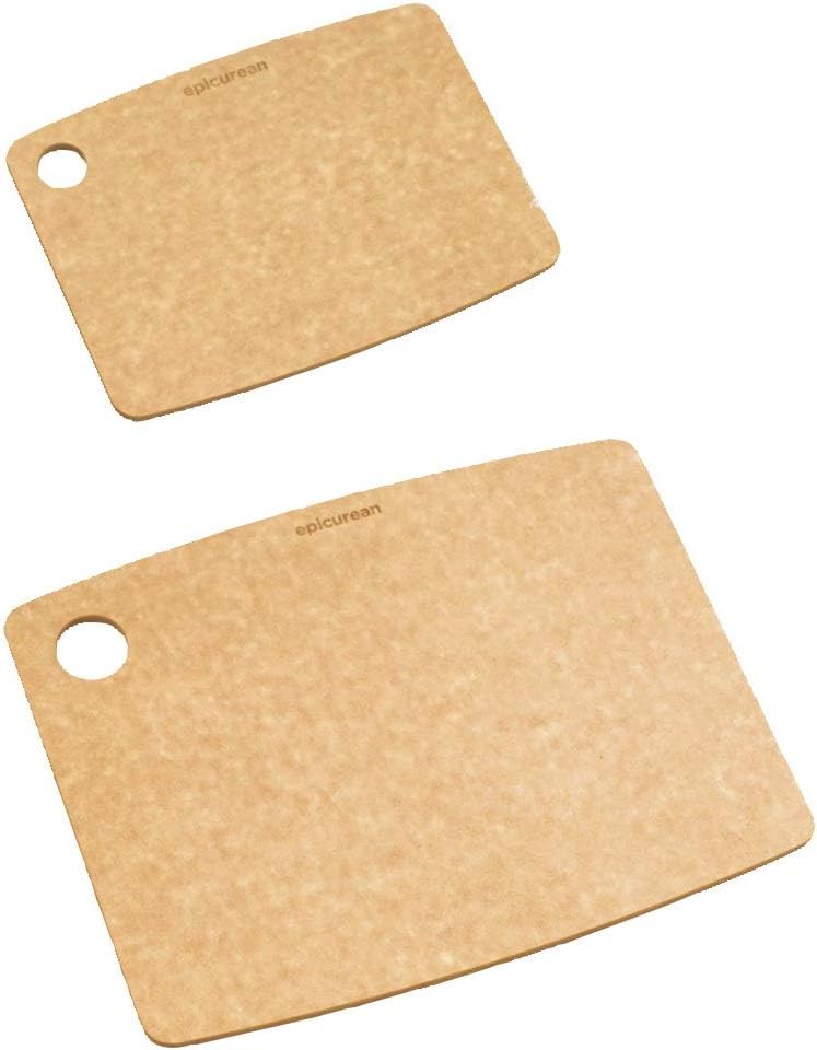 Detalle de Epicurean S/M Wooden Cutting Board Gift Set, 2 Pieces, Dishwasher Safe