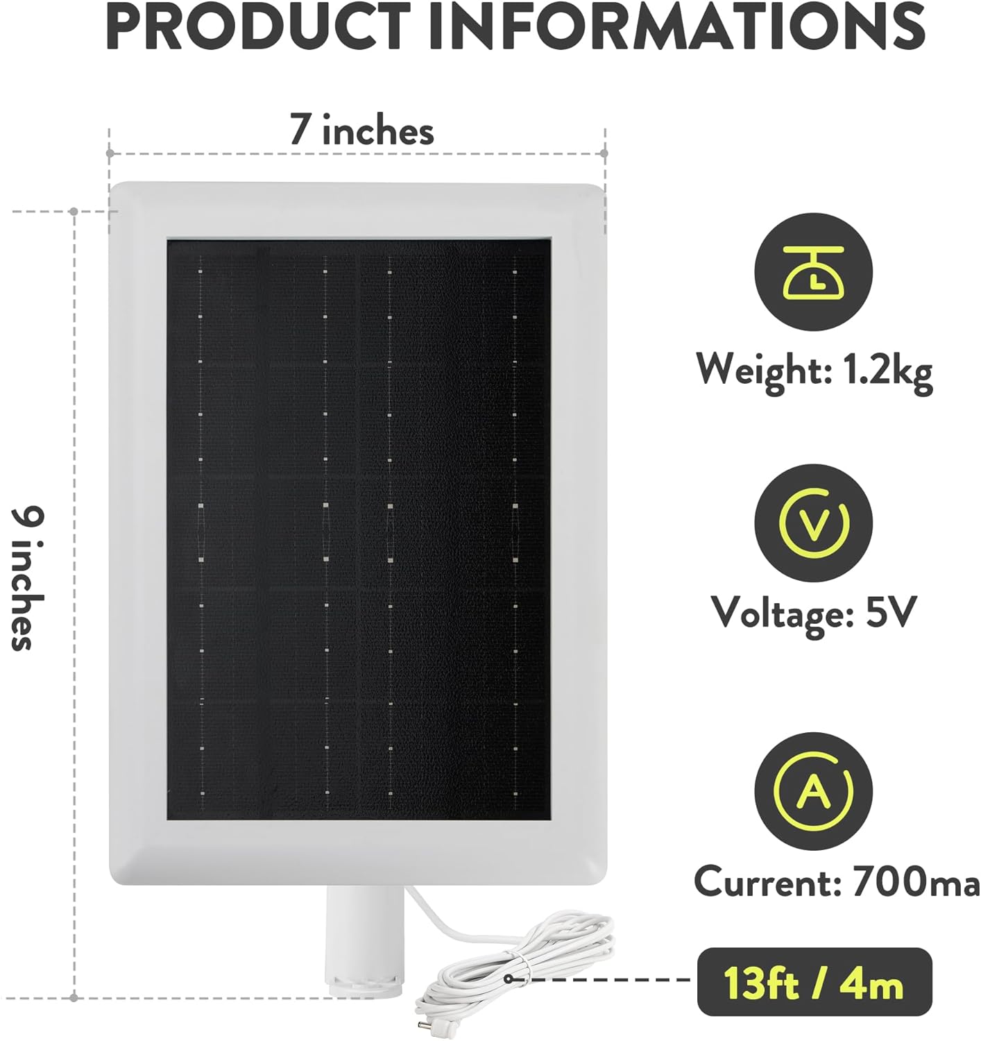 Detalle de Ring Solar Panel 5W 2-Pack solar charger
