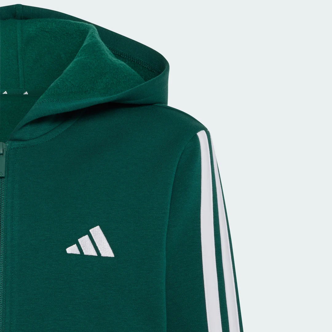 Thumbnail 3 de Chaqueta con capucha Essentials (Niños) de Adidas — color Verde