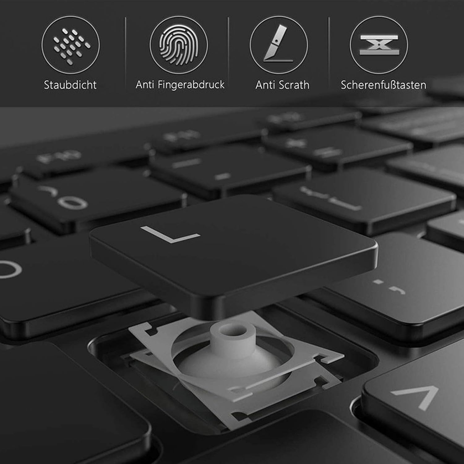 Detalle de seenda Ultraflach Tastatur Maus Set 280 mAh