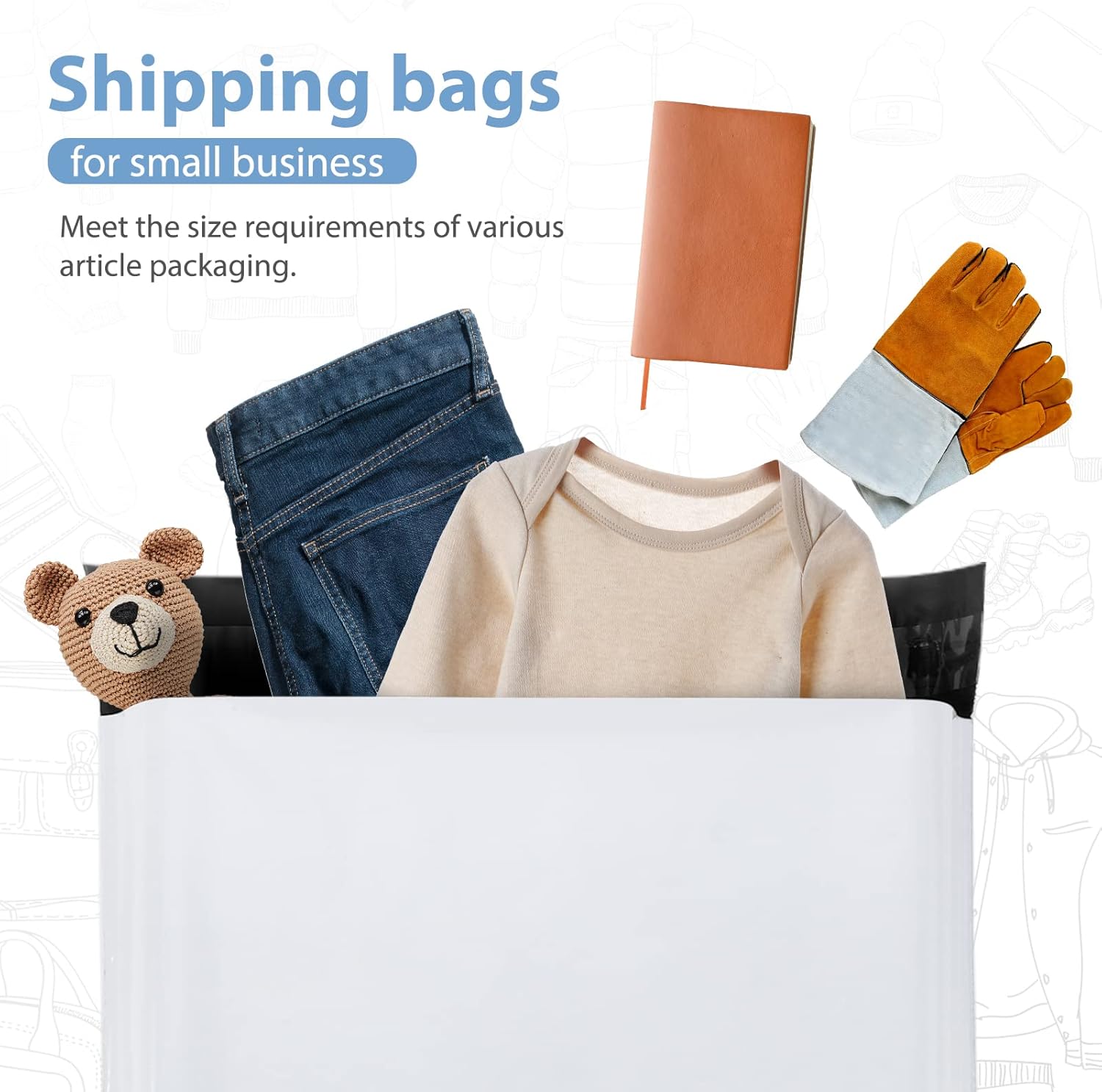 Detalle 2 de Metronic 14.5x19 Poly Mailers 100 Pack