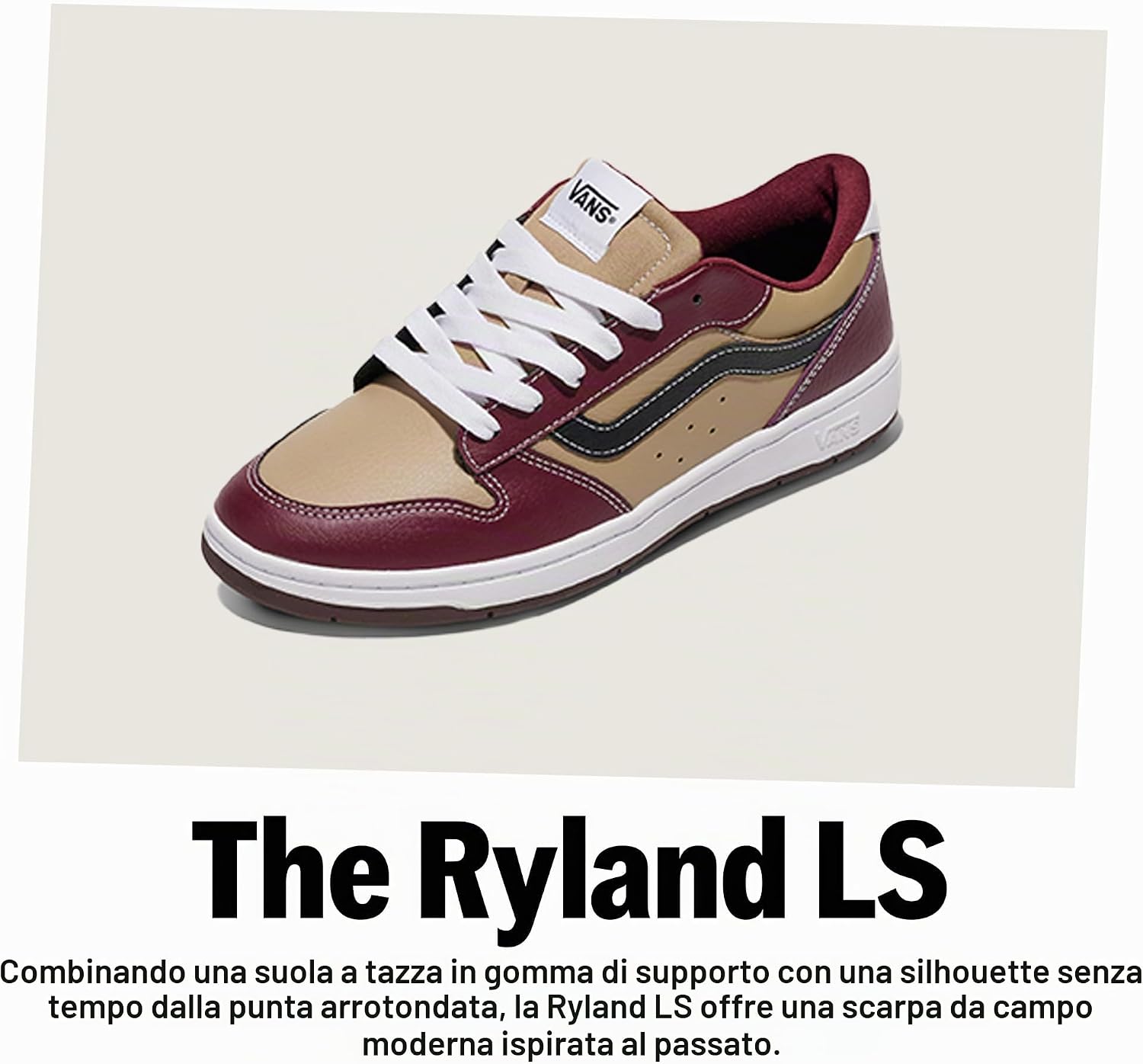 Thumbnail 6 de Vans Ryland LS Scarpe da ginnastica donna in bianco e nero