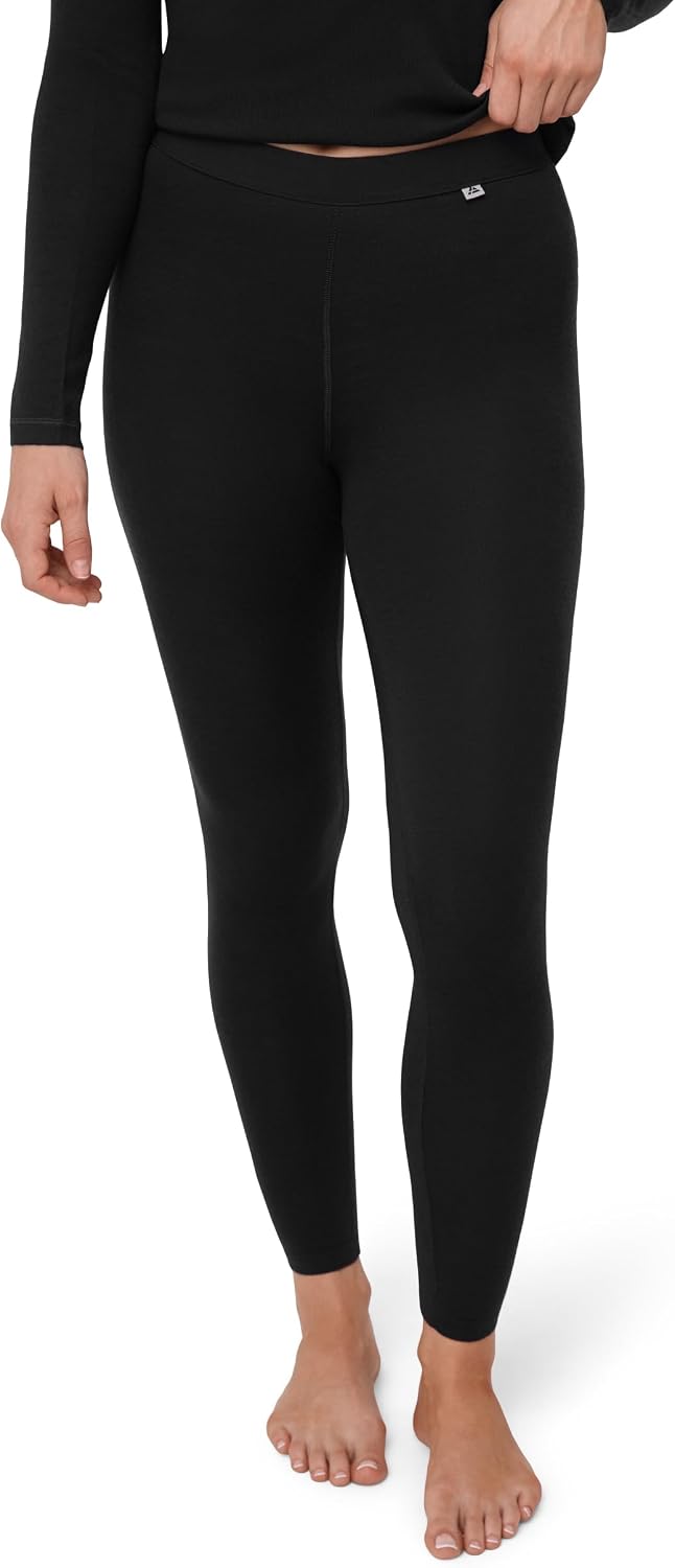 Detalle de DANISH ENDURANCE Leggings donna in lana merino, termici