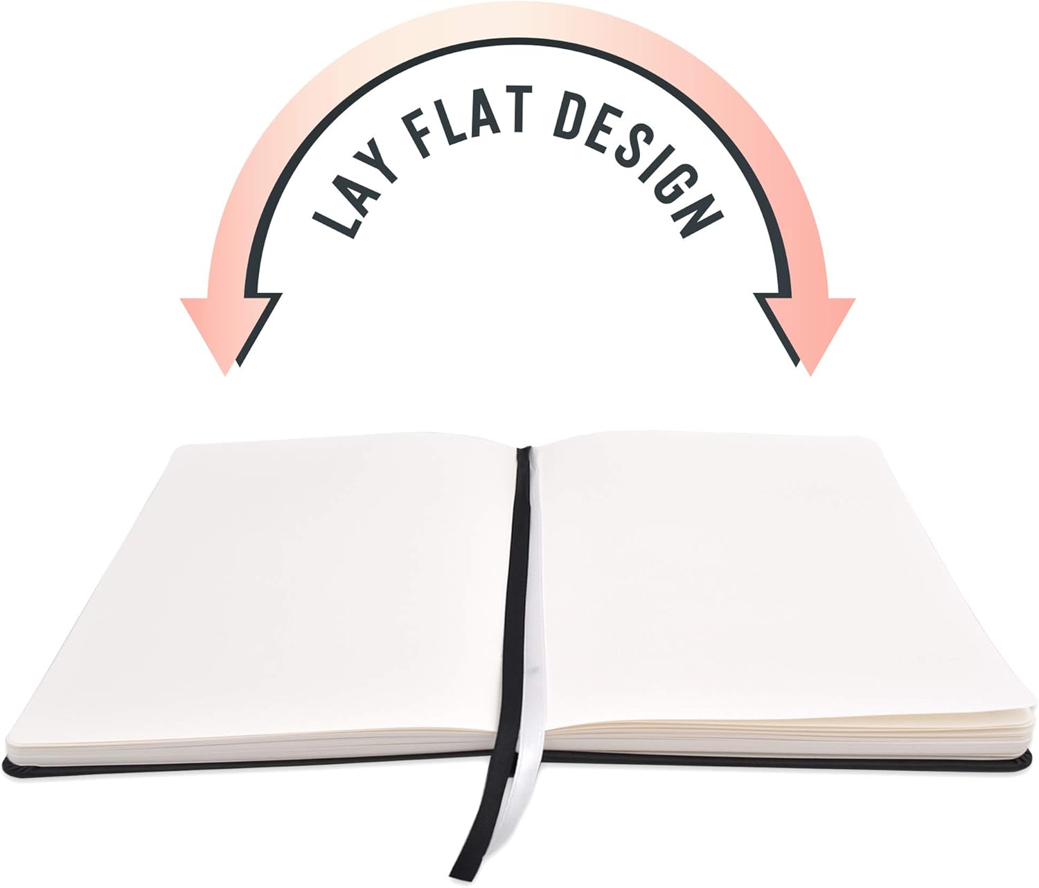 Thumbnail 5 de STATIONERY ISLAND Notizbuch A5 Kariert – Hardcover, 180 Seiten, 120 g/m², 2 Lesebändchen, praktische Tasche