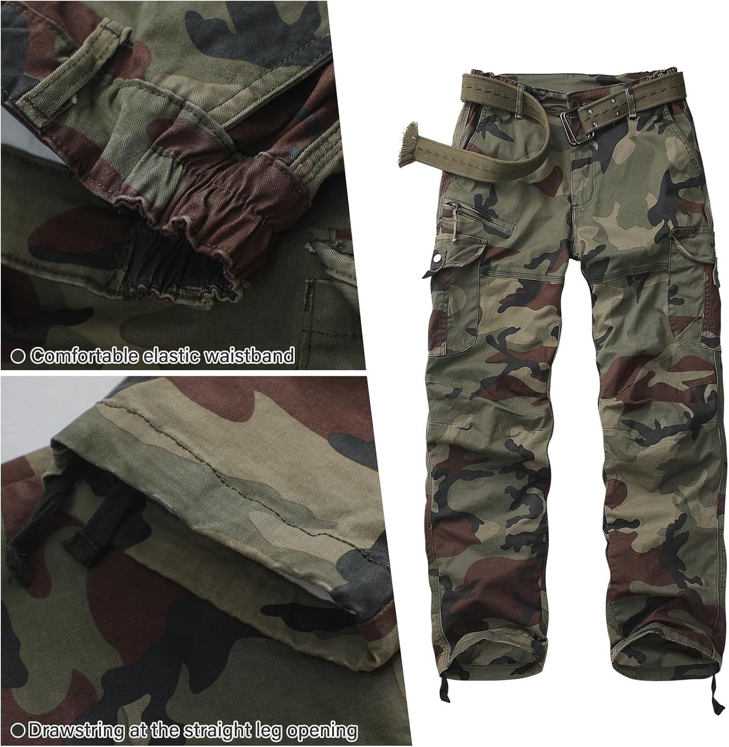 Detalle 2 de yeyity Cargohose Damen Multi Taschen