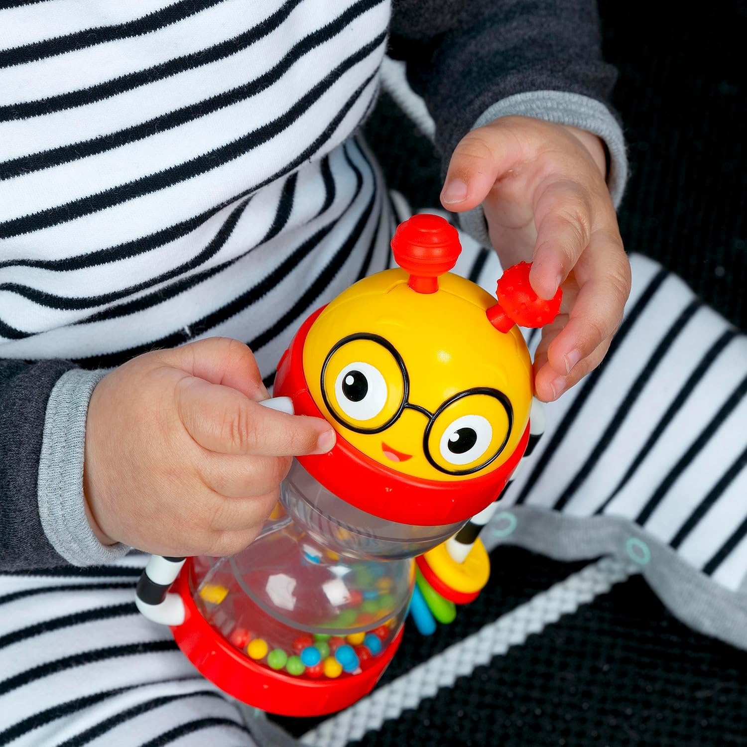 Detalle de Baby Einstein Cal's Sensory Shake-up – grzechotka sensoryczna dla niemowląt