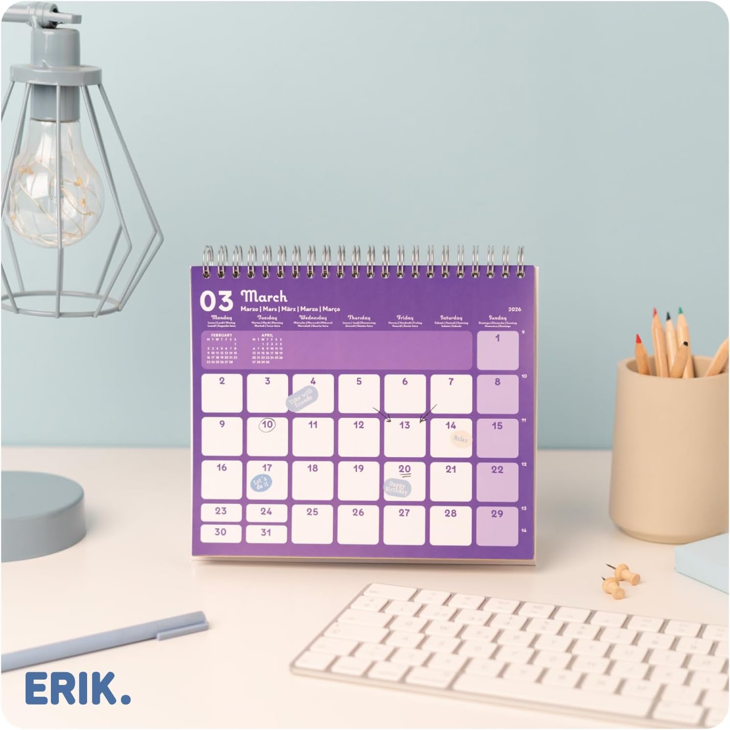 Thumbnail 6 de Grupo Erik Calendario sobremesa 2026 19,5 x 16,5 cm 🗓
