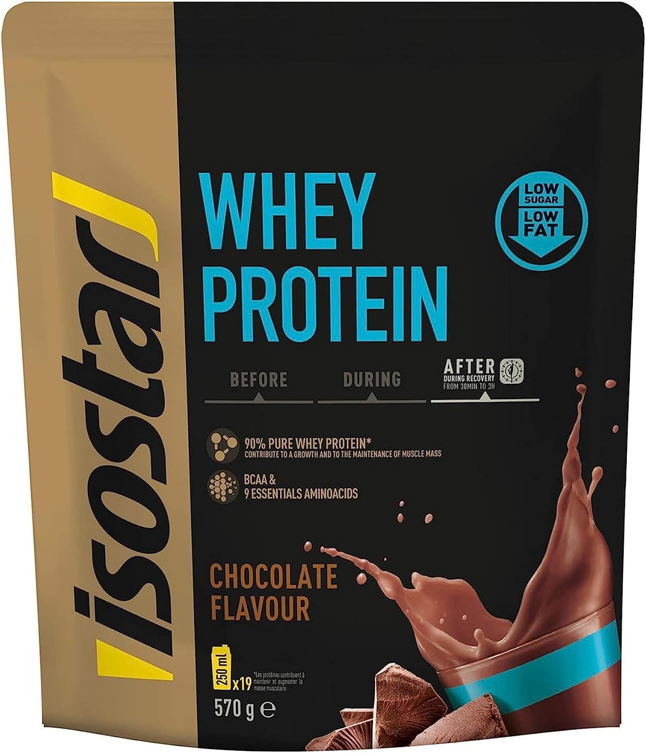 Detalle de ISOSTAR Whey Protein Chocolate 90% - Aumento Muscular 💪