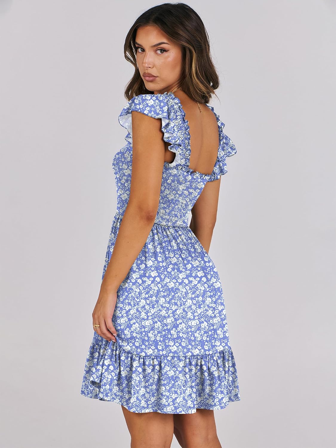 Detalle de ANRABESS square neck dress, slim fit XS