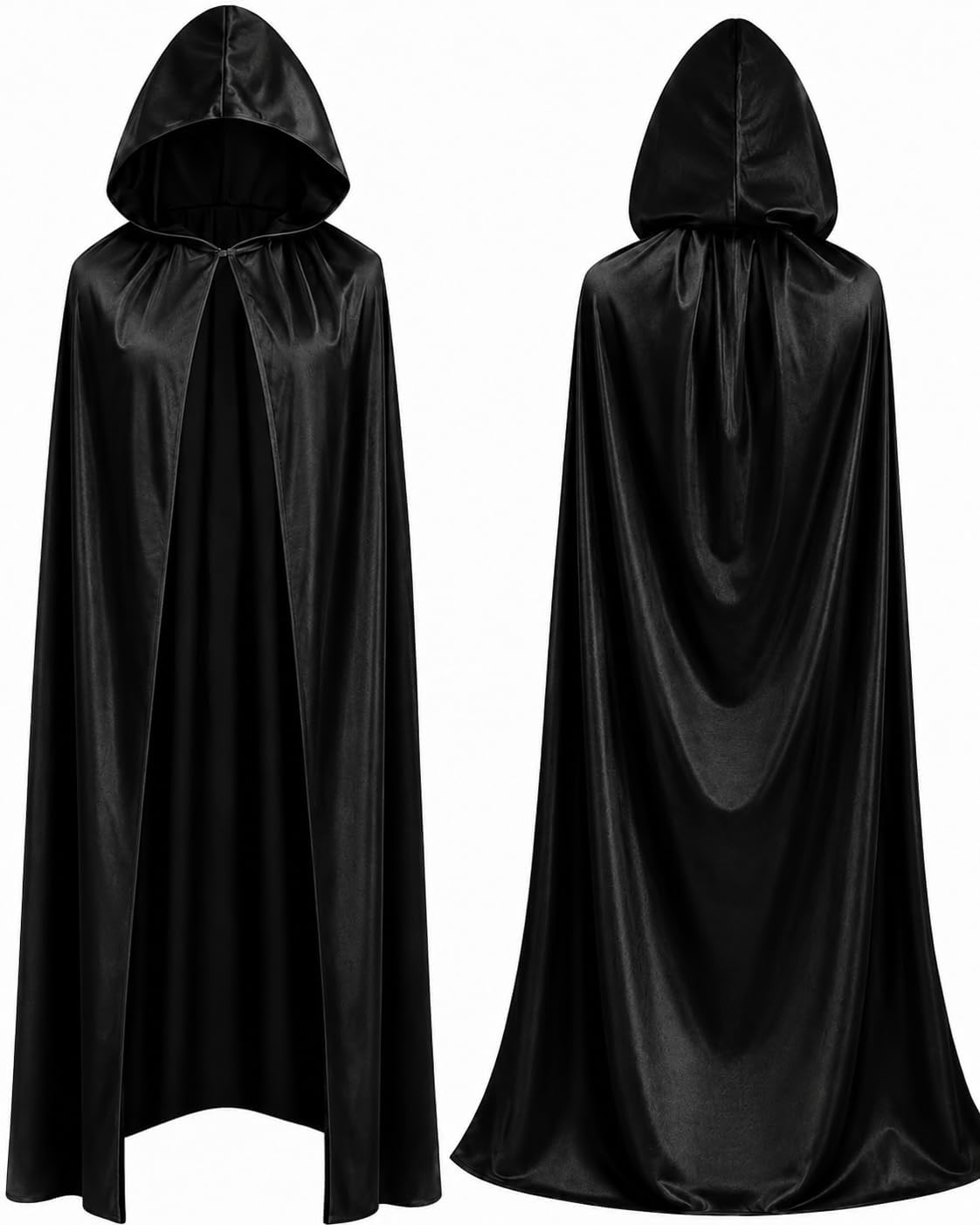 Detalle de FASCHINFEVER ff-003 – peleryna wampira z kapturem na Halloween, rozmiar uniwersalny