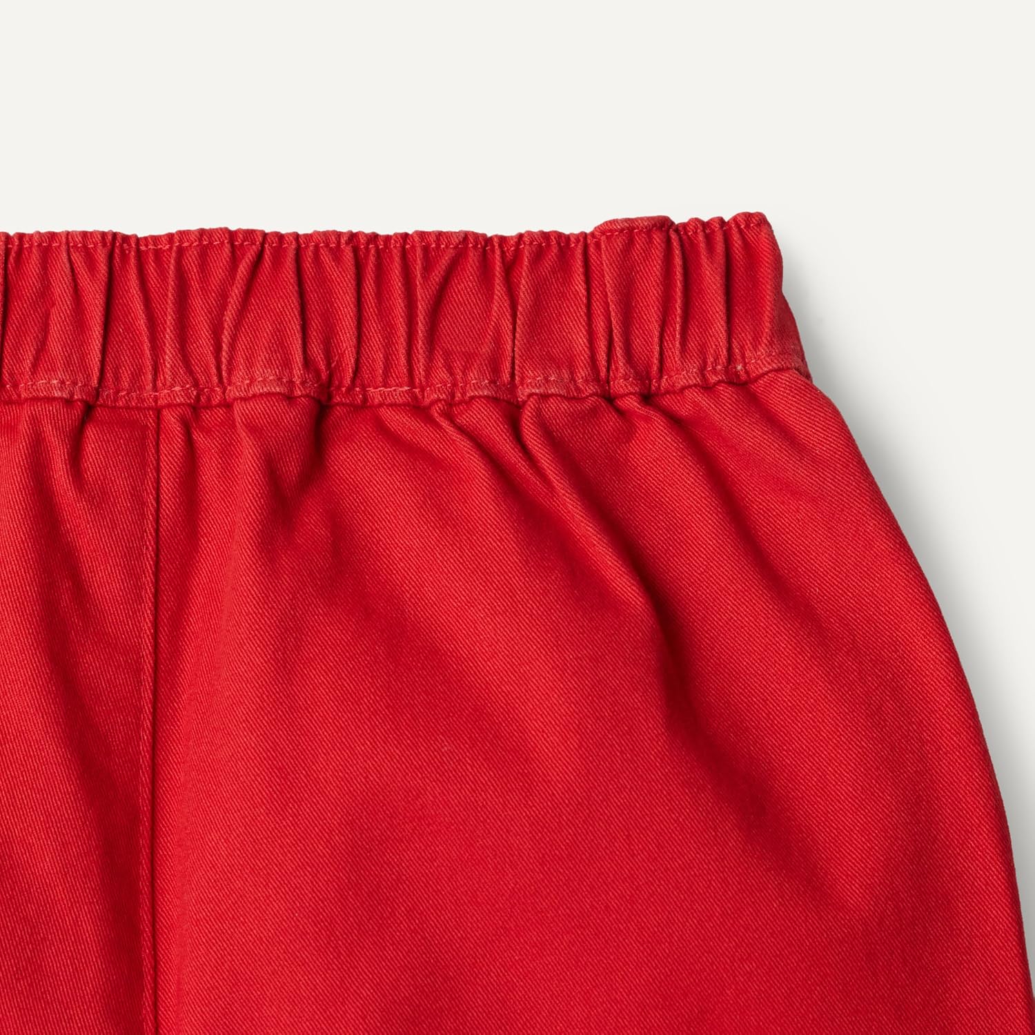 Detalle de Amazon Essentials x Sofia Grainge Unisex Baby Baumwoll-Köper-Shorts zum Hineinschlüpfen