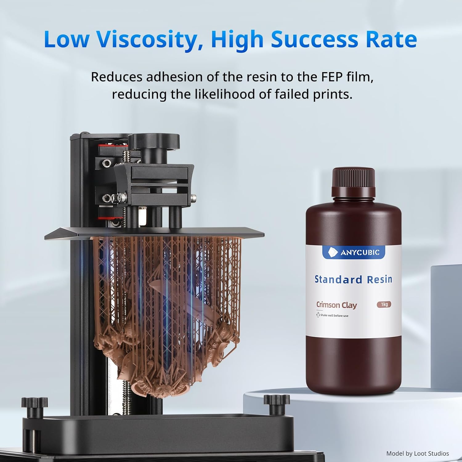 Thumbnail 2 de ANYCUBIC Upgraded 8K Resin 1kg for LCD 3D Printing 🖨️