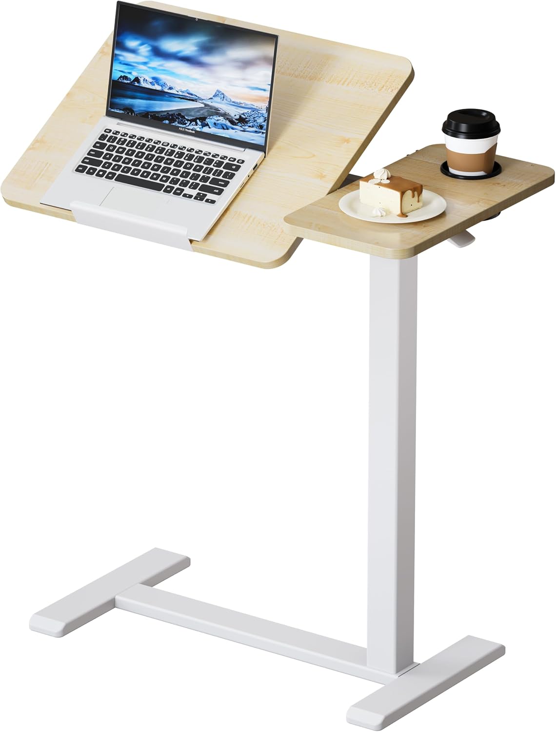 Detalle de BZIUM Overbed Bedside Table, Maple