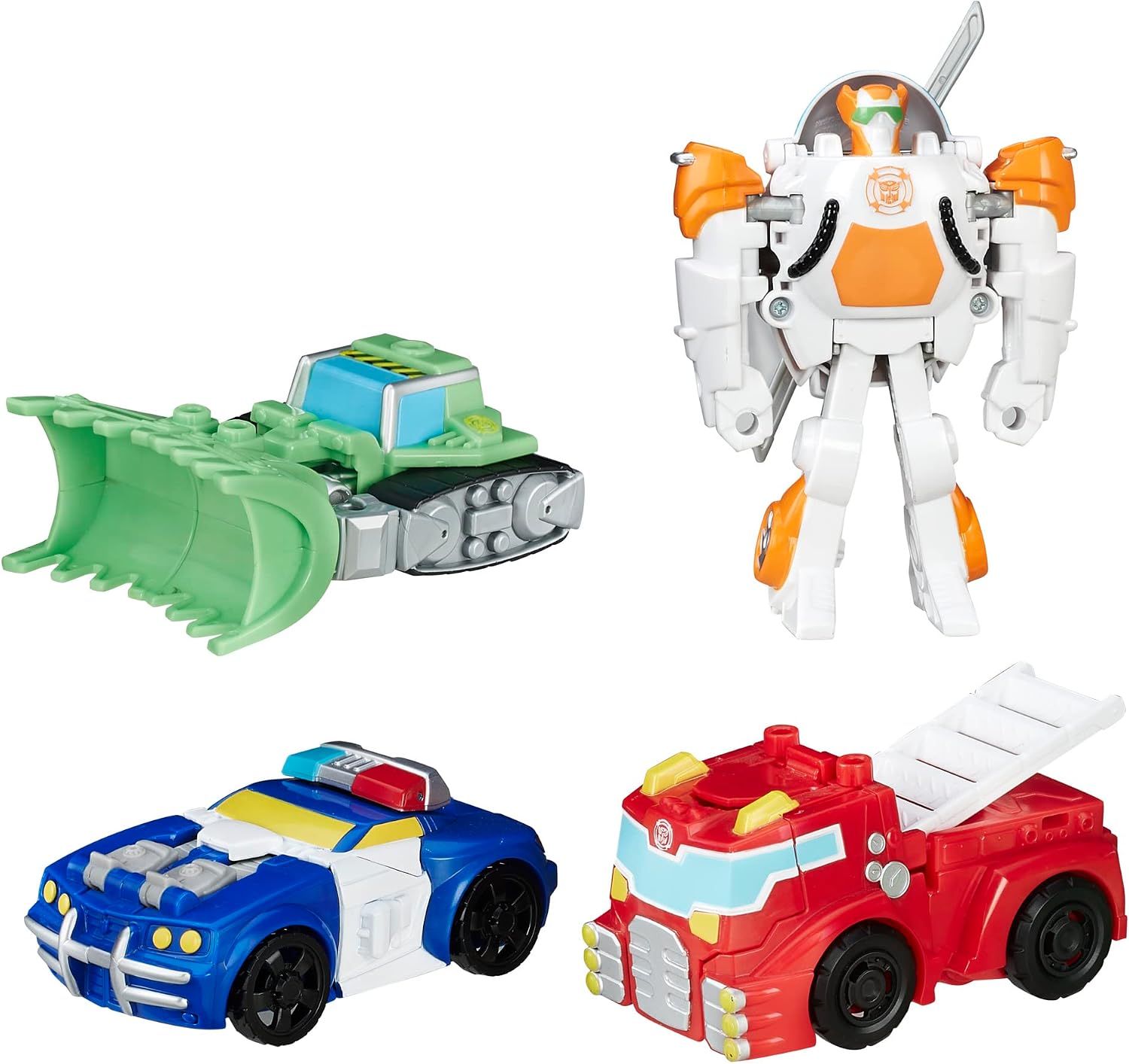 Thumbnail 1 de Playskool Heroes トランスフォーマー Rescue Bots Gryphon Rock Rescue Team 変形フィギュア4体セット