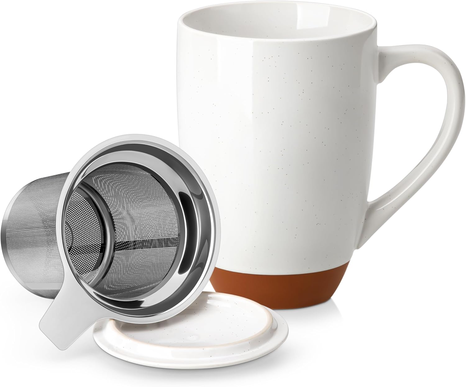 Detalle de MALACASA Ceramic Tea Mug, 18 oz