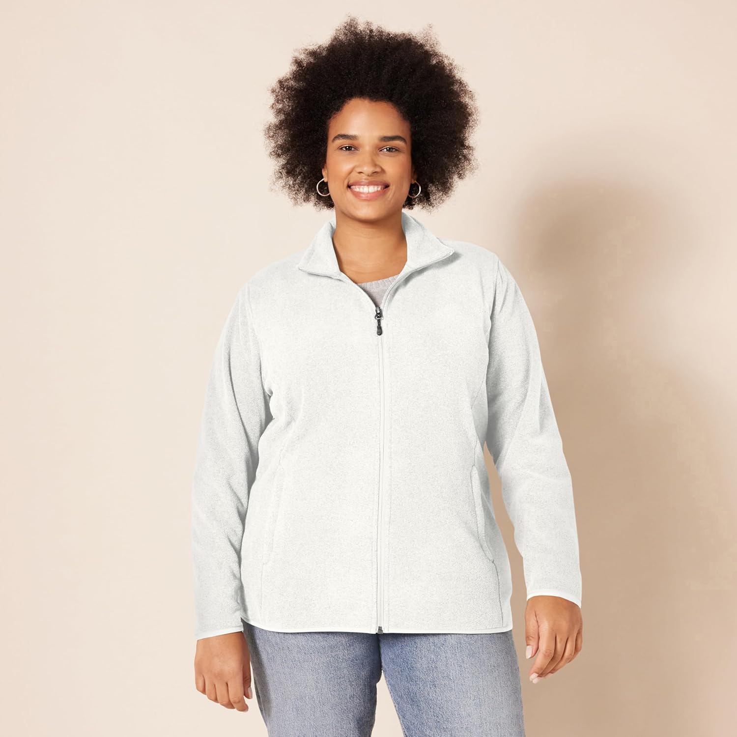 Thumbnail 4 de Amazon Essentials Damen Fleecejacke mit Reißverschluss – klassische Passform aus Strickfleece (auch in Übergrößen)