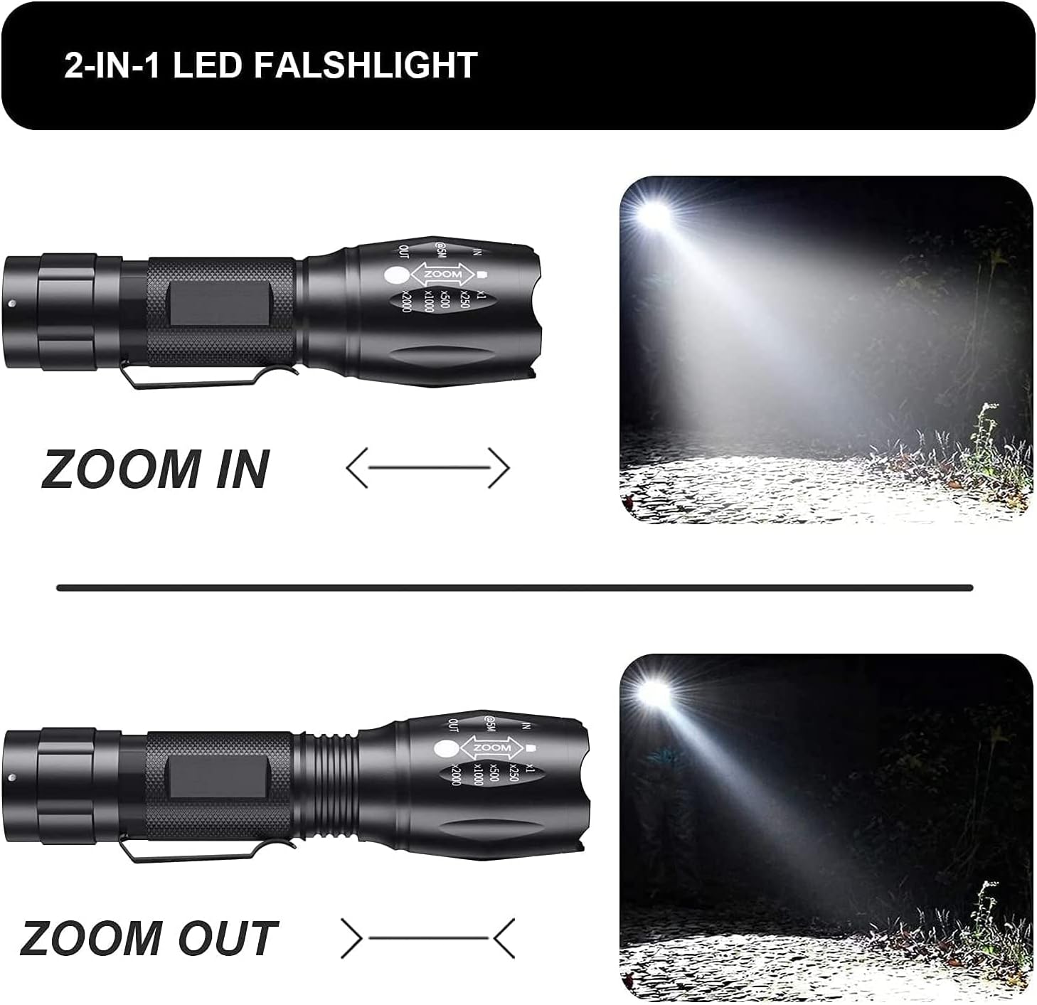 Detalle 2 de MOWETOO UV Torch 395nm 500lm