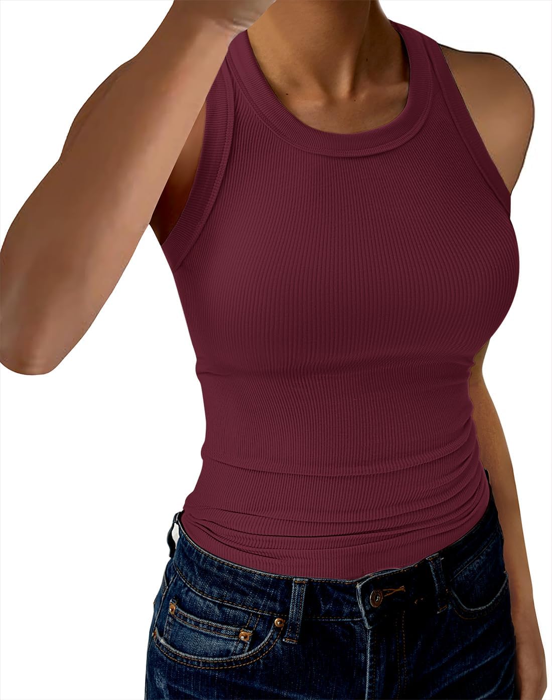 Thumbnail 6 de GKBK Womens Tank Tops High Neck 6 Sizes