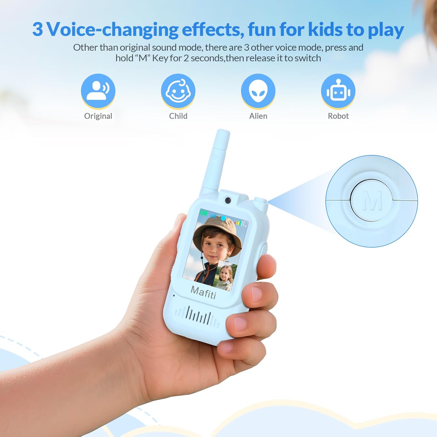 Thumbnail 5 de Mafiti Walkie Talkies para Niños con Videollamada