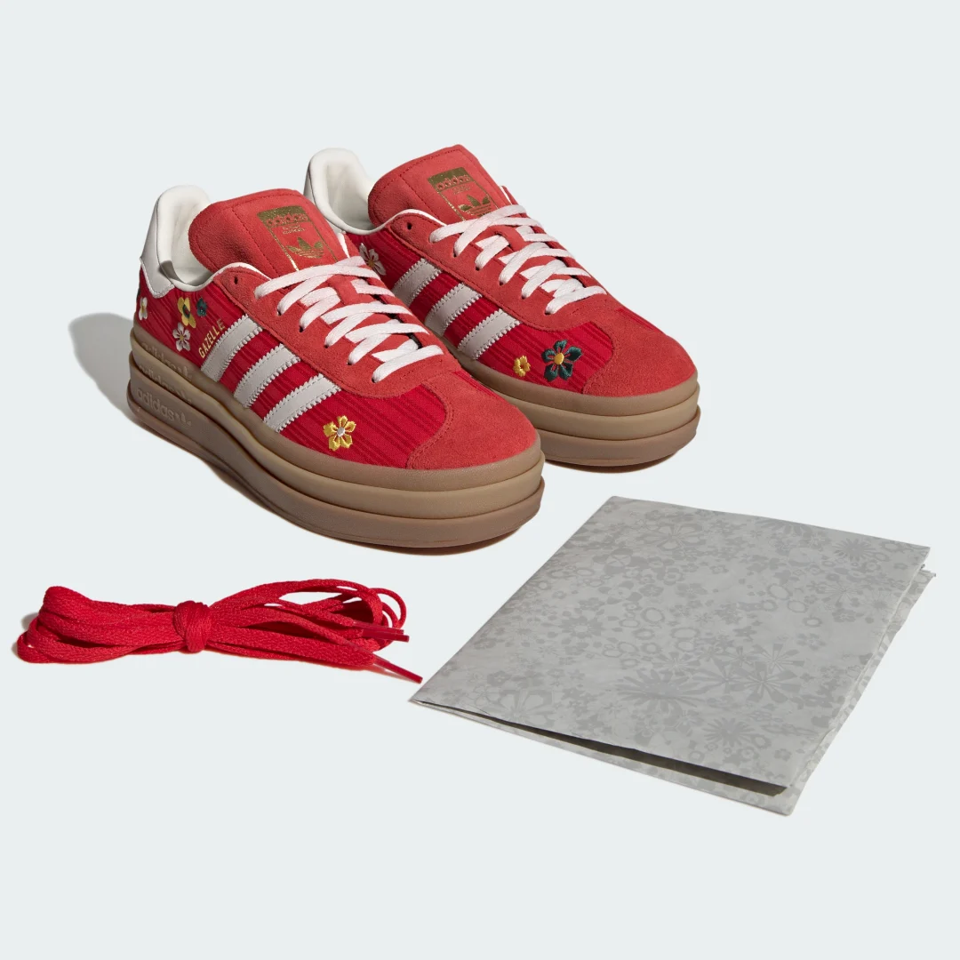 Thumbnail 1 de adidas Originals x Liberty London Gazelle Bold (rojo)